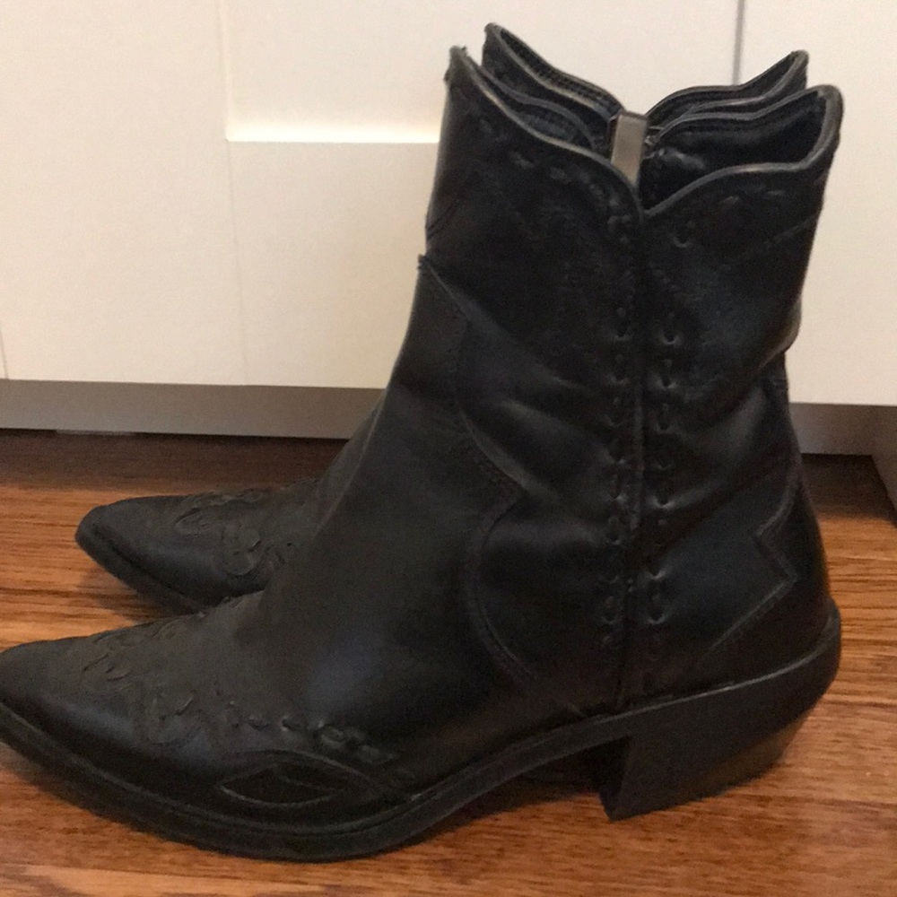 Zara western boots sz 36
